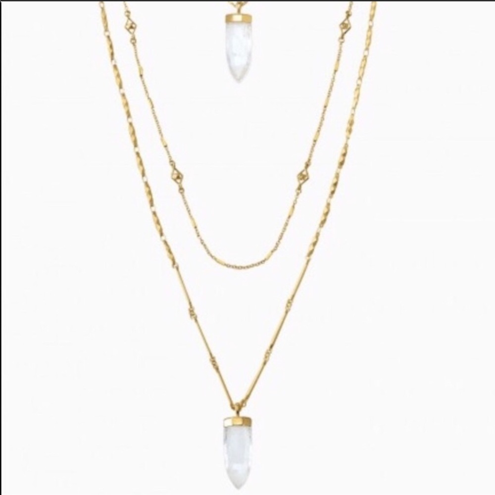 Stella & Dot ARIA  3 layer necklace